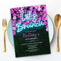 ELK EVENEMENT - Neon Brunch Bloemenuitnodiging