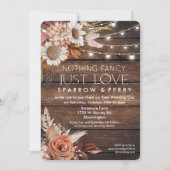 ELK EVENEMENT - Niets Fancy Gewoon Liefde Rustiek Kaart (Voorkant)