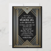 ELK EVENEMENT - Roaring 20s 1920s Art Deco Party Kaart (Voorkant)