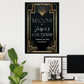 ELK EVENEMENT - Roaring 20s Welkom Poster Sign (Thuiskantoor)