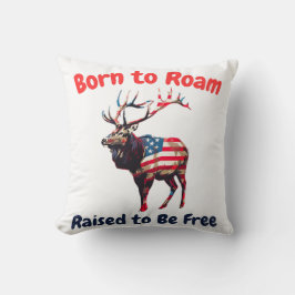 Elk Flag America Kussen