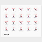 Elk Flag America Ronde Sticker (Vel)