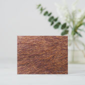Elk fur briefkaart (Staand voorkant)
