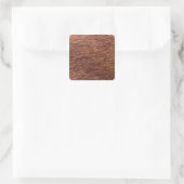 Elk fur vierkante sticker (Tas)