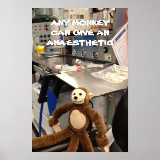 ELK GELD KAN EEN ANESTHETISCH POSTER (Voorkant)