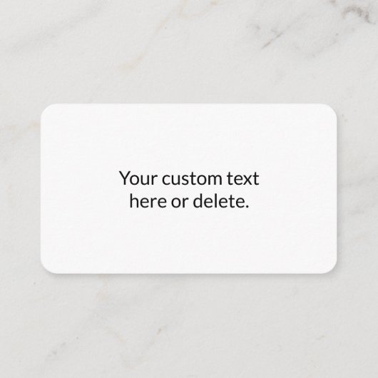 Elk geüpload Afbeelding, ontwerp of uw Logo willek Informatiekaartje (Achterkant)