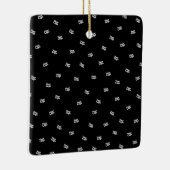 Elk geüpload Afbeelding, ontwerp of uw Logo willek Keramisch Ornament (Rechts)