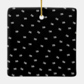 Elk geüpload Afbeelding, ontwerp of uw Logo willek Keramisch Ornament (Achterkant)