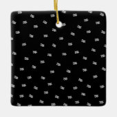 Elk geüpload Afbeelding, ontwerp of uw Logo willek Keramisch Ornament (Voorkant)