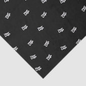 Elk geüpload Afbeelding, ontwerp of uw Logo willek Tissuepapier (Detail)