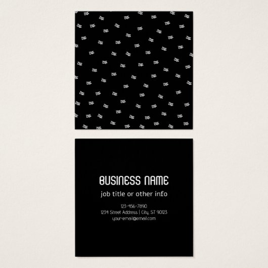 Elk geüpload Afbeelding, ontwerp of uw Logo willek Vierkante Visitekaartjes (Voorkant /achterkant)