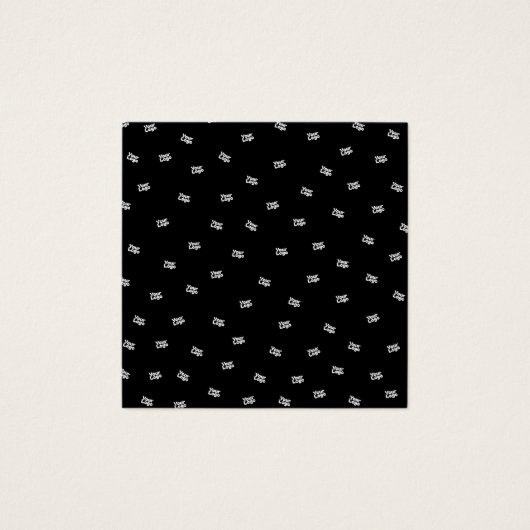 Elk geüpload Afbeelding, ontwerp of uw Logo willek Vierkante Visitekaartjes (Voorkant)