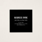 Elk geüpload Afbeelding, ontwerp of uw Logo willek Vierkante Visitekaartjes (Achterkant)