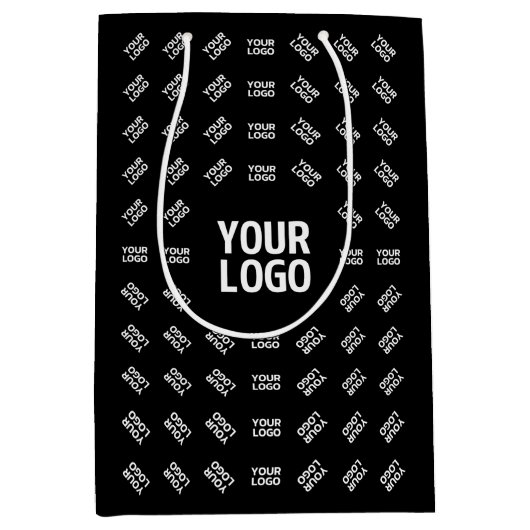 Elk geüpload beeldontwerp of logo | Uniek patroon Medium Cadeauzakje (Voorkant)