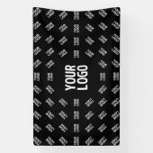 Elk geüpload beeldontwerp of logo | Uniek patroon Spandoek (Verticaal)