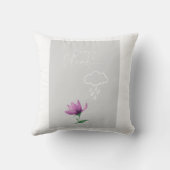 Elk Gezegde met clouds-schuifmodule Kussen (Achterkant)