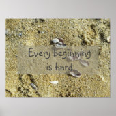 Elk gezegde poster van wijsheid in het begin (Voorkant)