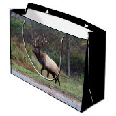 Elk Gift Bag Groot Cadeauzakje (Achterkant Gekanteld)