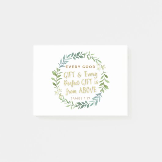 'Elk goed cadeau en elke perfecte cadeau is van bo Post-it® Notes (Voorkant)