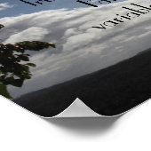 Elk goed cadeautje met tweeslauw James 1:17 Poster (Hoek)