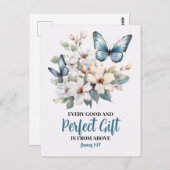 Elk goed en perfect cadeau Christelijk Briefkaart (Voorkant / Achterkant)