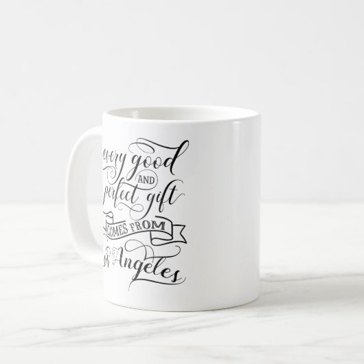 Elk goed en perfect cadeau komt uit Los Angeles Koffiemok (Voorkant links)