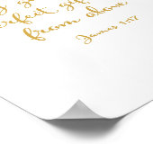 Elk goed en perfect cadeau komt van boven naar bov poster (Hoek)