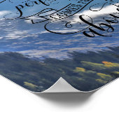 Elk goed en perfect cadeau komt van bovenaf poster (Hoek)