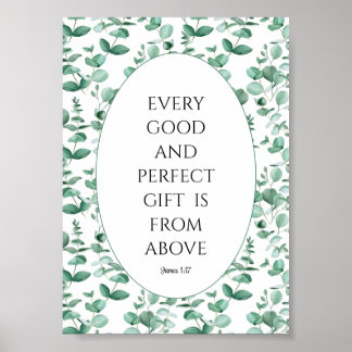 Elk goed en perfect geschenk is van boven eucalypt poster