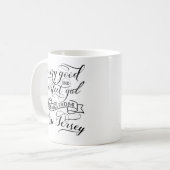 Elk goed en perfect meisje komt uit New Jersey Koffiemok (Voorkant links)