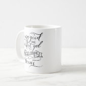 Elk goed en perfect meisje komt uit Texas Koffiemok (Voorkant links)