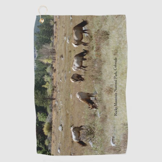 Elk golfhanddoek (Voorkant)