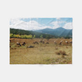 Elk groothoekdeken fleece deken (Voorkant (Horizontaal))
