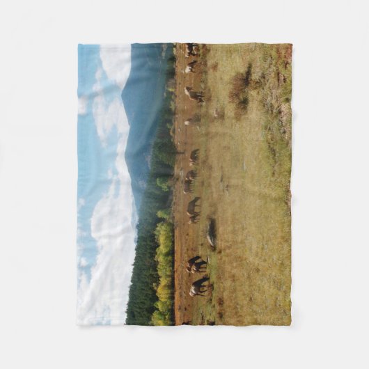 Elk groothoekdeken fleece deken (Voorkant)
