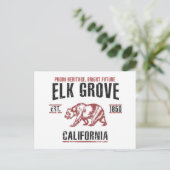 Elk Grove Briefkaart (Staand voorkant)