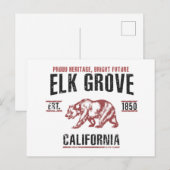 Elk Grove Briefkaart (Voorkant / Achterkant)
