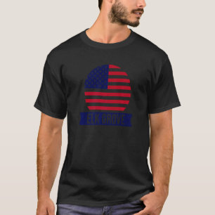 ELK GROVE USA American place Name US flag 1 T-shirt