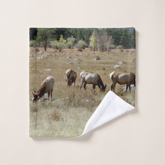 Elk handdoekstel bad handdoek (Wasdoekje)