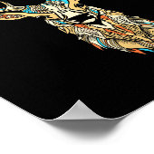 Elk Head _ Face Artistic Illustration Graphic  Poster (Hoek)