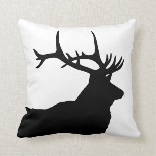 Elk Head Silhouette Kussen