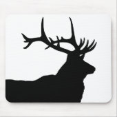 Elk Head Silhouette Muismat (Voorkant)