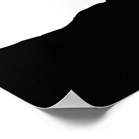 Elk Head Silhouette Poster (Hoek)