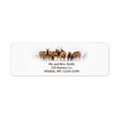 Elk Herd Fering Return Address Label (Voorkant)