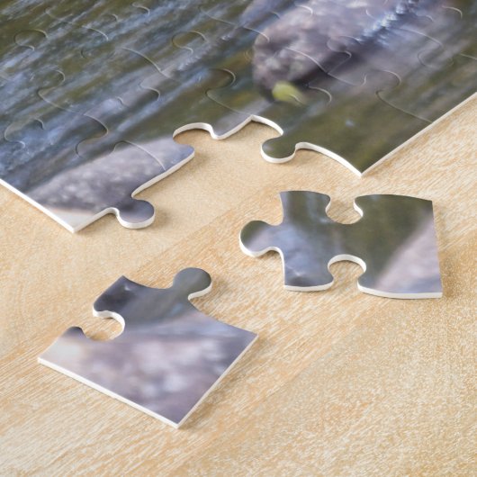 Elk Herd in de Big Thompson rivier Legpuzzel (Zijkant)