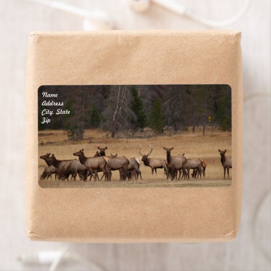 Elk Herd Verzendlabel (Insitu)