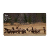 Elk Herd Verzendlabel (Voorkant)