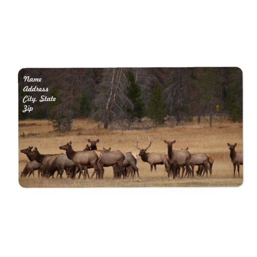 Elk Herd Verzendlabel (Voorkant)