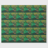 Elk Herfst Acrylic Abstract Cadeaupapier (Vlak)