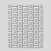 Elk herhalingspatroon voor Logo of Afbeelding Fleece Deken