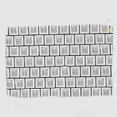 Elk herhalingspatroon voor Logo of Afbeelding Golfhanddoek (Horizontaal)